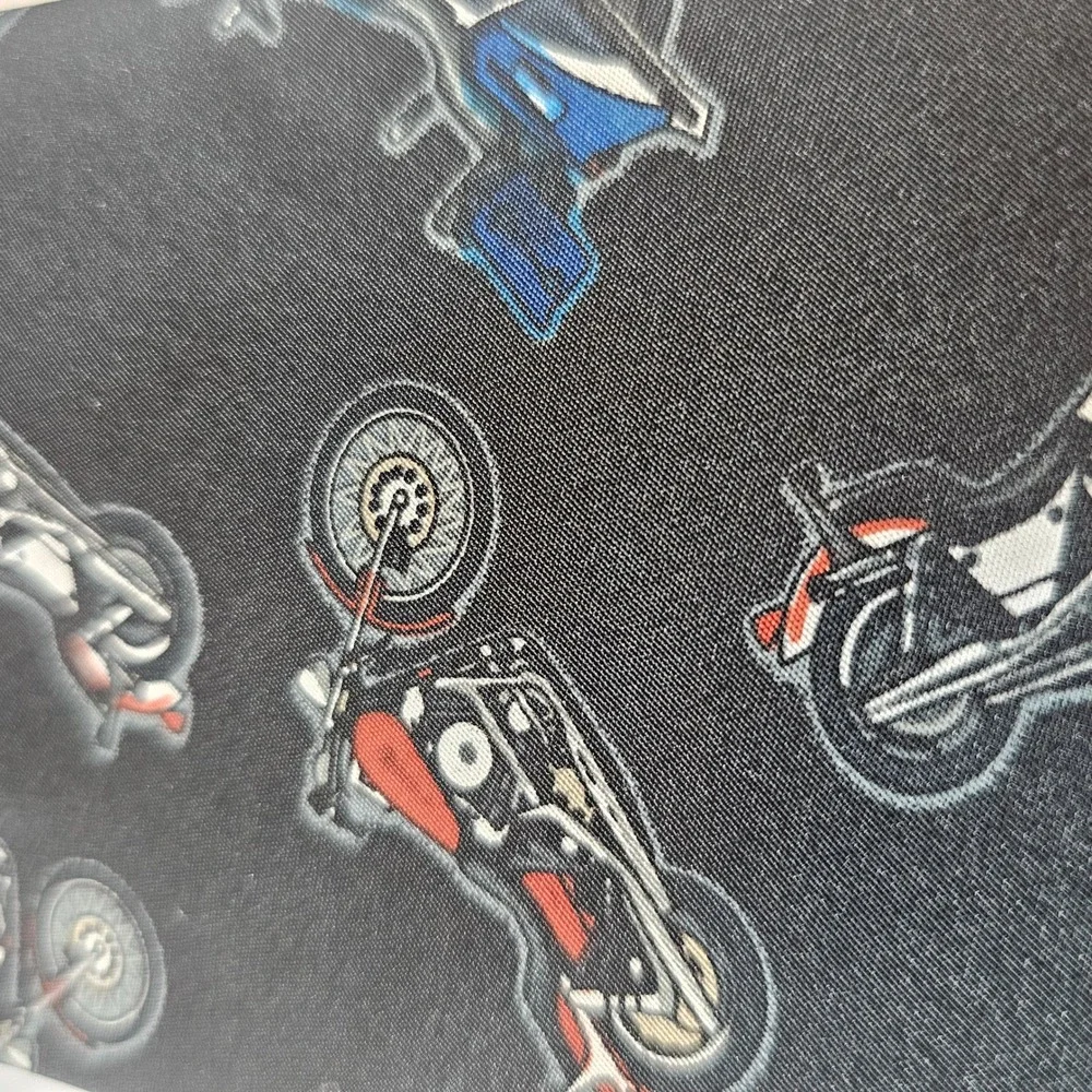Parquet Necktie Motorcycle Novelty Print Mens Fashion‎ Accessory